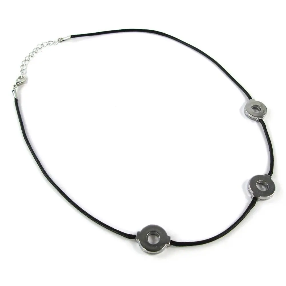 Bsarai 1pcs Anime Akatsuki Titanium Steel Itachi Cosplay 3 Loops Necklace