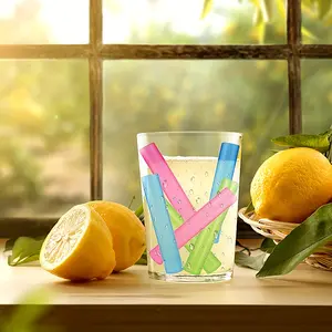 8PCS Vibrant Colorful Ice Sticks - Reusable, Non-Melting & Refreezable - Safe BPA-Free Plastic - Ideal for Drinks, Water Bottles, Whiskey, Wine & Coffee - Durable & Easy to Clean