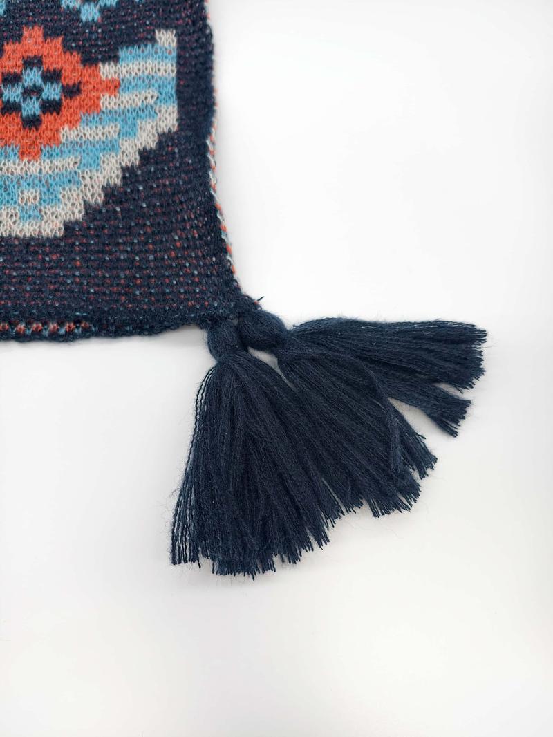 Long Bohemian Ethnic Style Shawl Sweater Cape Knit Top Outerwear, Travel, Women's Fashionable Wrap Cardigan Long Bohemian Ethnic Style Shawl Sweater Cape Knit Top Outerwear, Travel, Women's Fashionable Wrap Cardigan