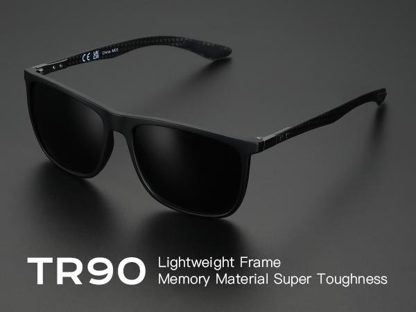 ZENOTTIC Night Vision Glasses for Daily Use TR90 Frame HD Polarization Anti Glare lenses Driving Riding Cycling Lightweight Durable Sunglasses UV400 Protection Windproof Polarized