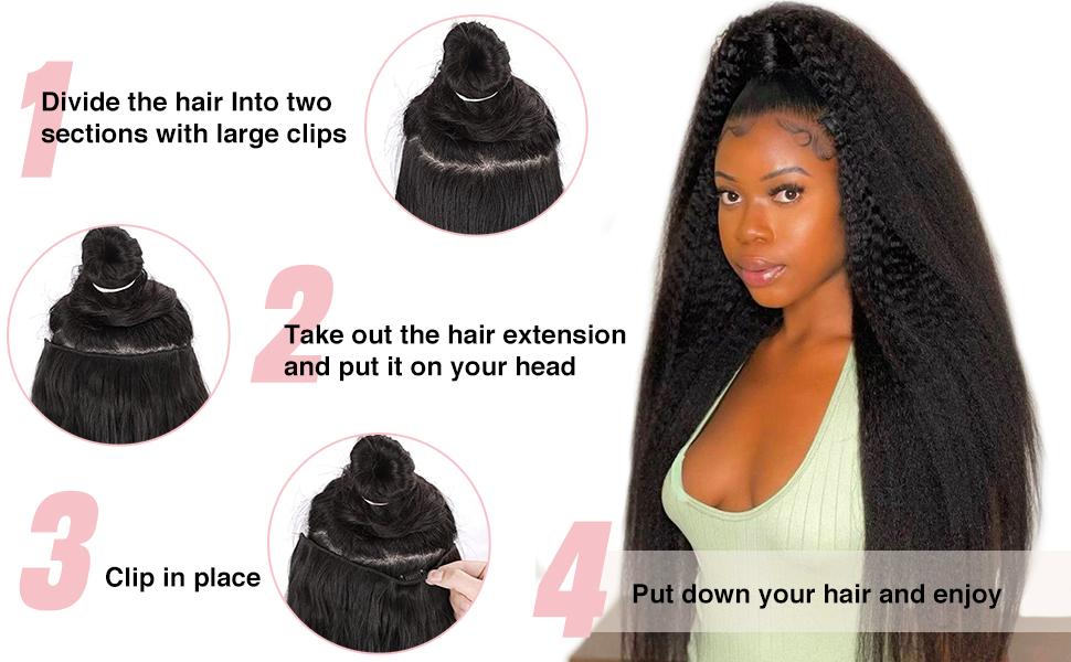 [Super Deal] CheetahBeauty Straight Clip in Hair Extensions Real Human Hair Seamless PU Clip ins Hair for Black Women Clip in 100% Brazilian Remy Hair Extensions 8pcs Per Set with 18 Clips 120g/pack TikTokShopBlackFriday