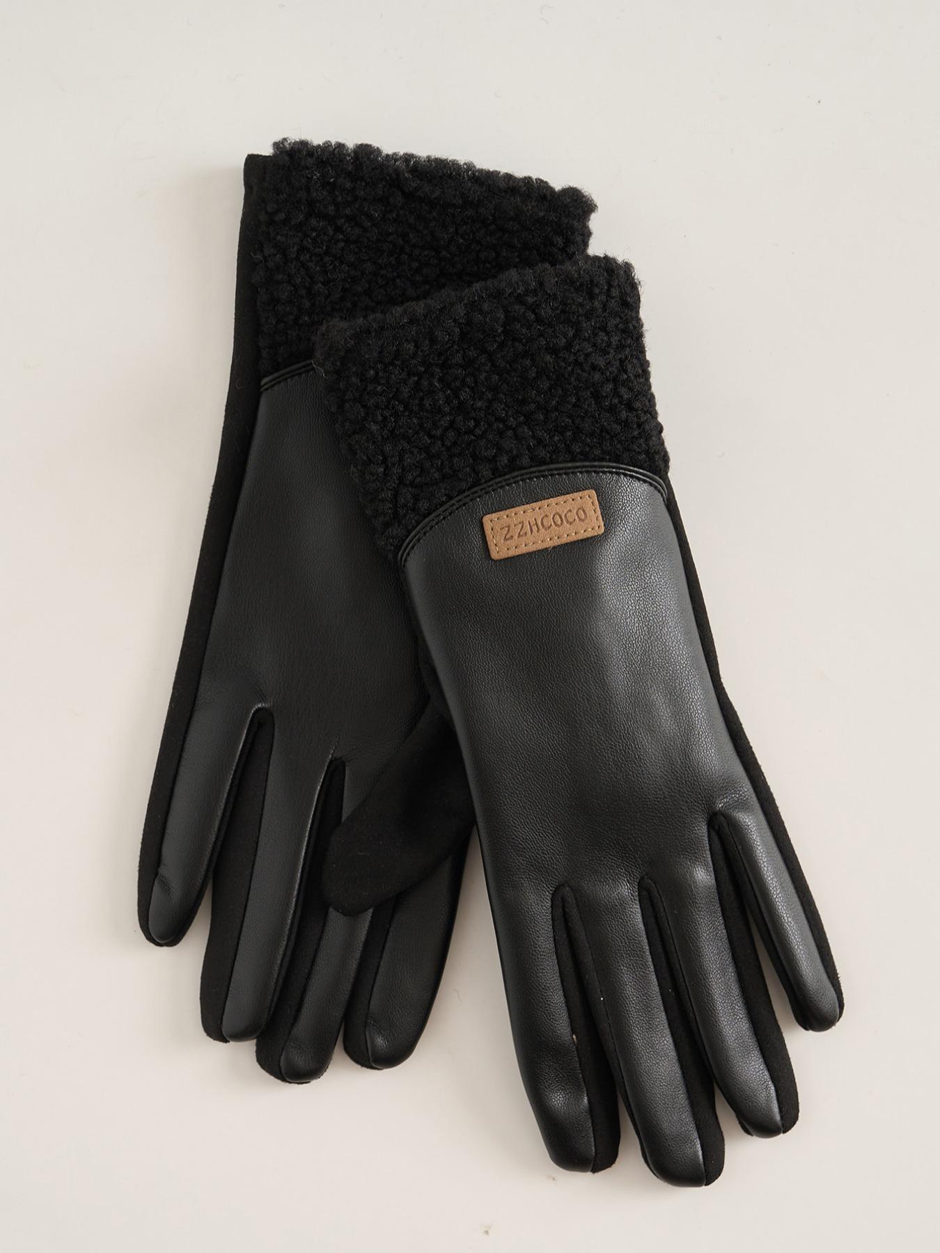 Winter Thermal Gloves for Men & Women, Touchscreen Waterproof Windproof Cycling Gloves, Thick Fleece Lined Outdoor Motorcycle Gloves, Motorcycle Riding Gloves