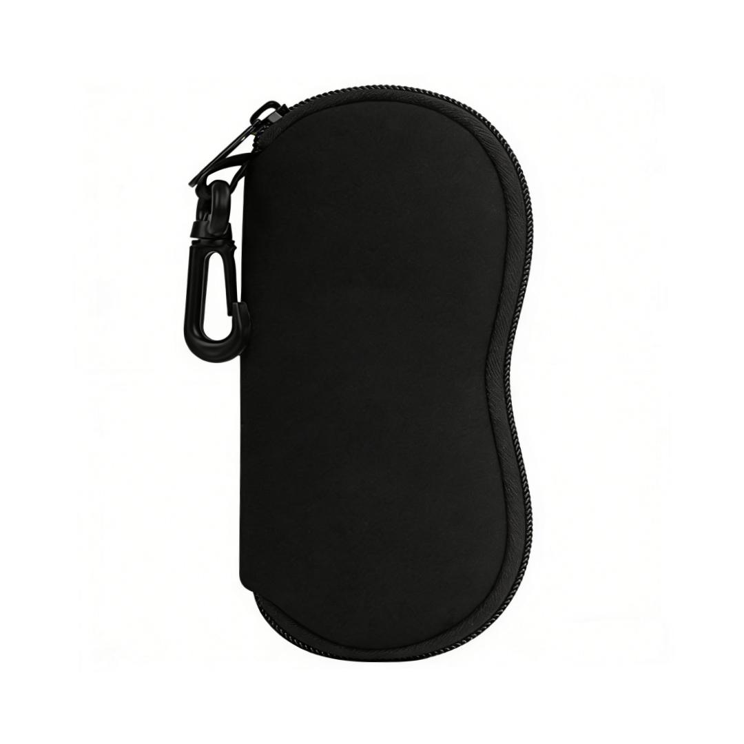 Portable Eyeglass Case, Waterproof Anti-Drop Zipper Closure, Travel and Outdoor Sports Use, Sporty Style, Universal Fit, Plain Pattern, Glasses Holder