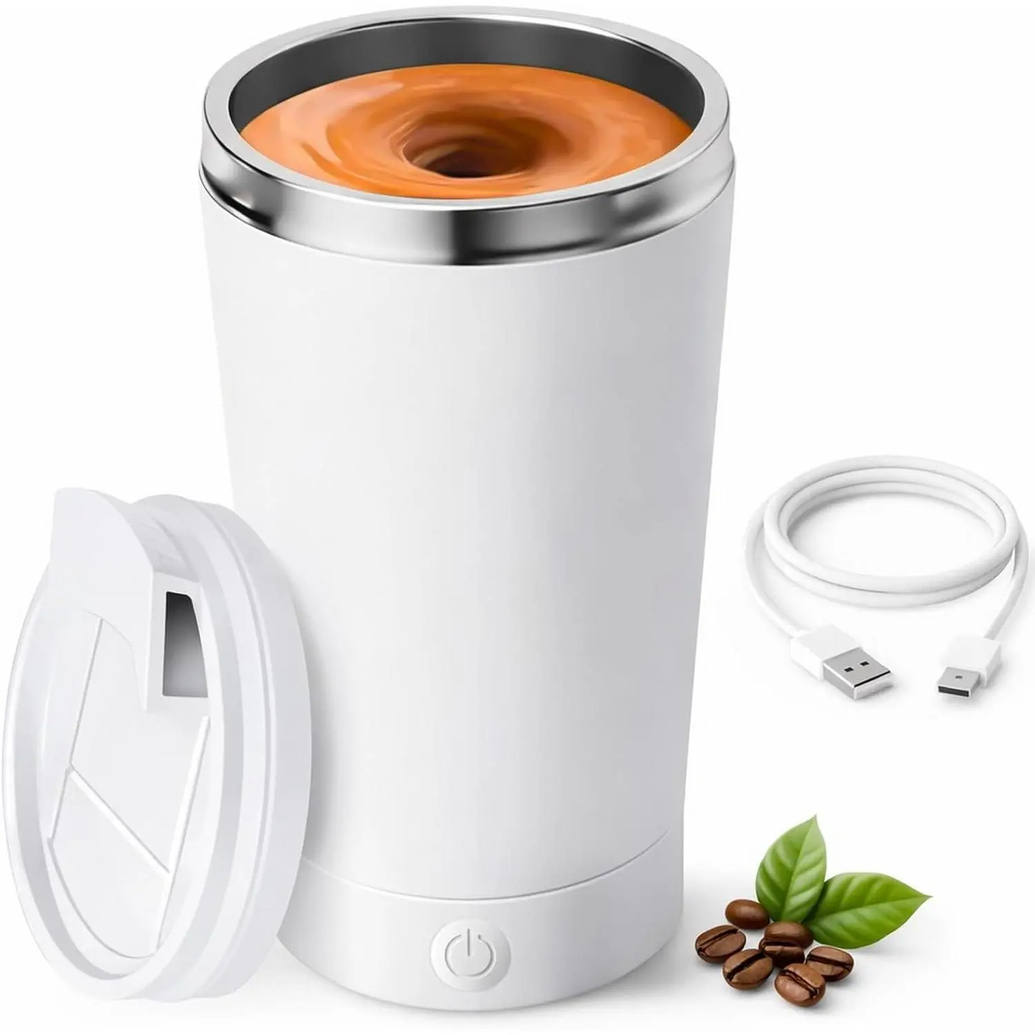 Self Stirring Coffee Mug, 13.5oz 400ML Rechargeable Automatic Mixing Cup