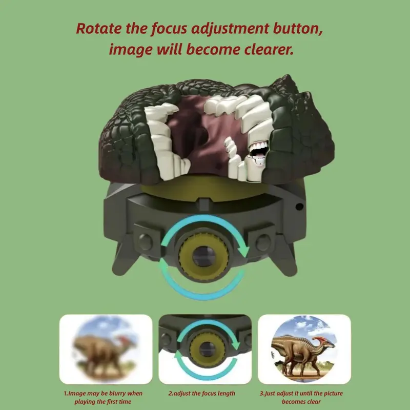 Product Introduction of Dinosaur Projector Watch for Kids 24 Images Interactive STEM Learning Toy with Time Date Display & Flashlight Function Adjustable Definition Display Ideal Birthday Gift 31