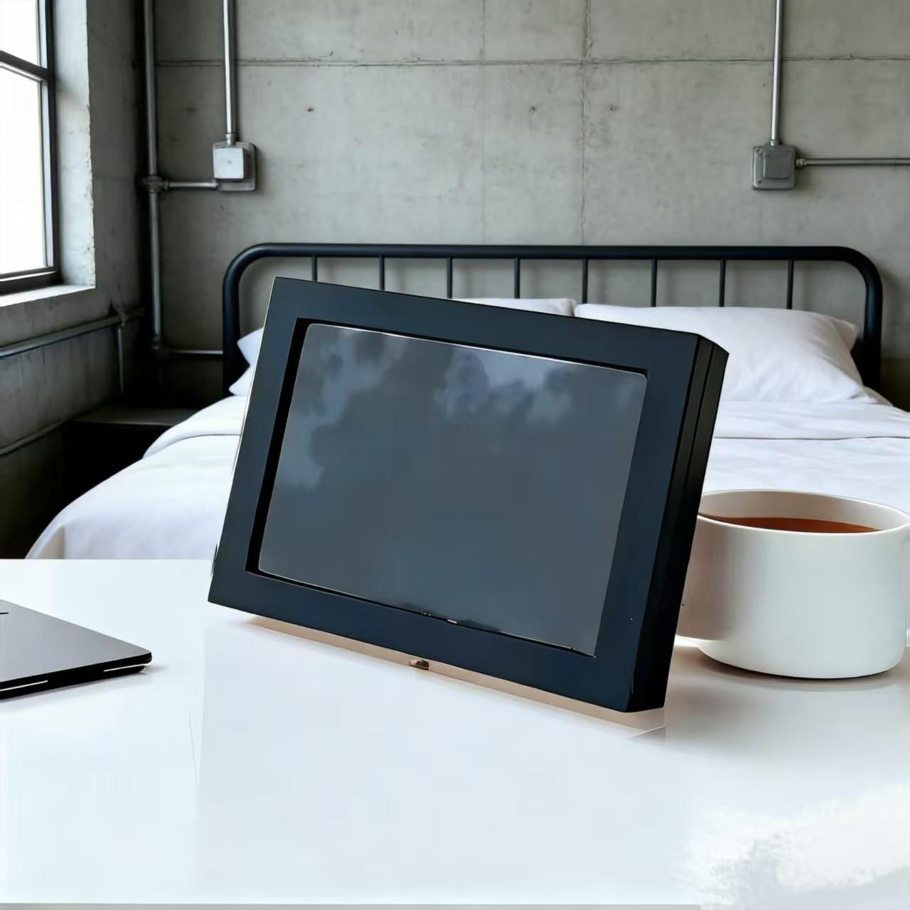 Simple Design Desktop Dust-Proof Storage Box, Transparent Medal Display Pin Organizer, Essential Desk Accessories for Organizing Items