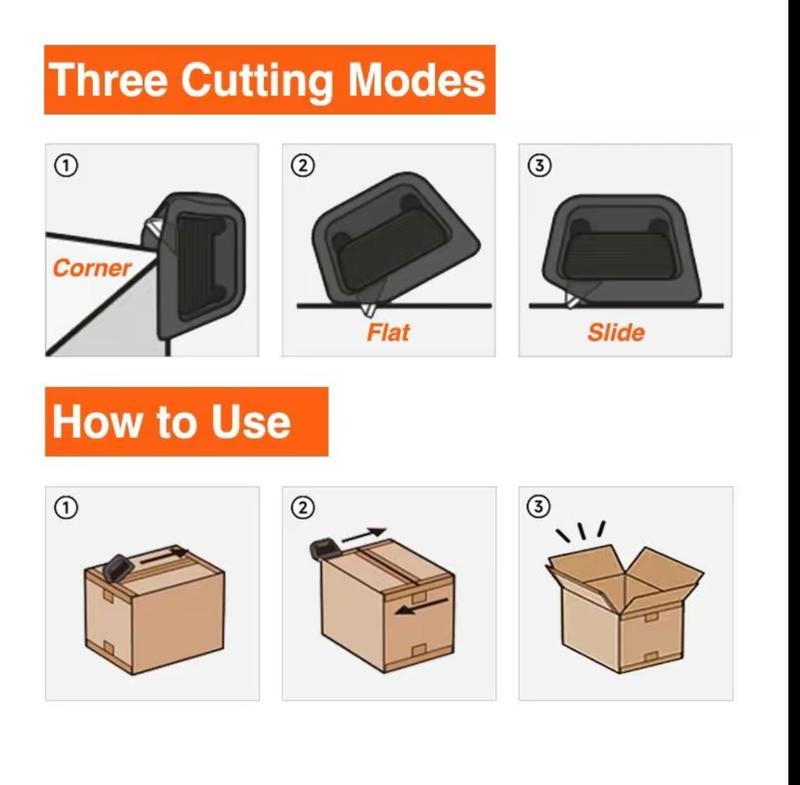 Magnetic Safety Box Cutter Auto-Retract Ceramic Blade Cutting Supplies, 90° Edge Guide Fridge & Desk Mount, Portable Home Office Craft Tool Magnetic Safety Box Cutter Auto-Retract Ceramic Blade Cutting Supplies, 90° Edge Guide Fridge & Desk Mount, Portable Home Office Craft Tool