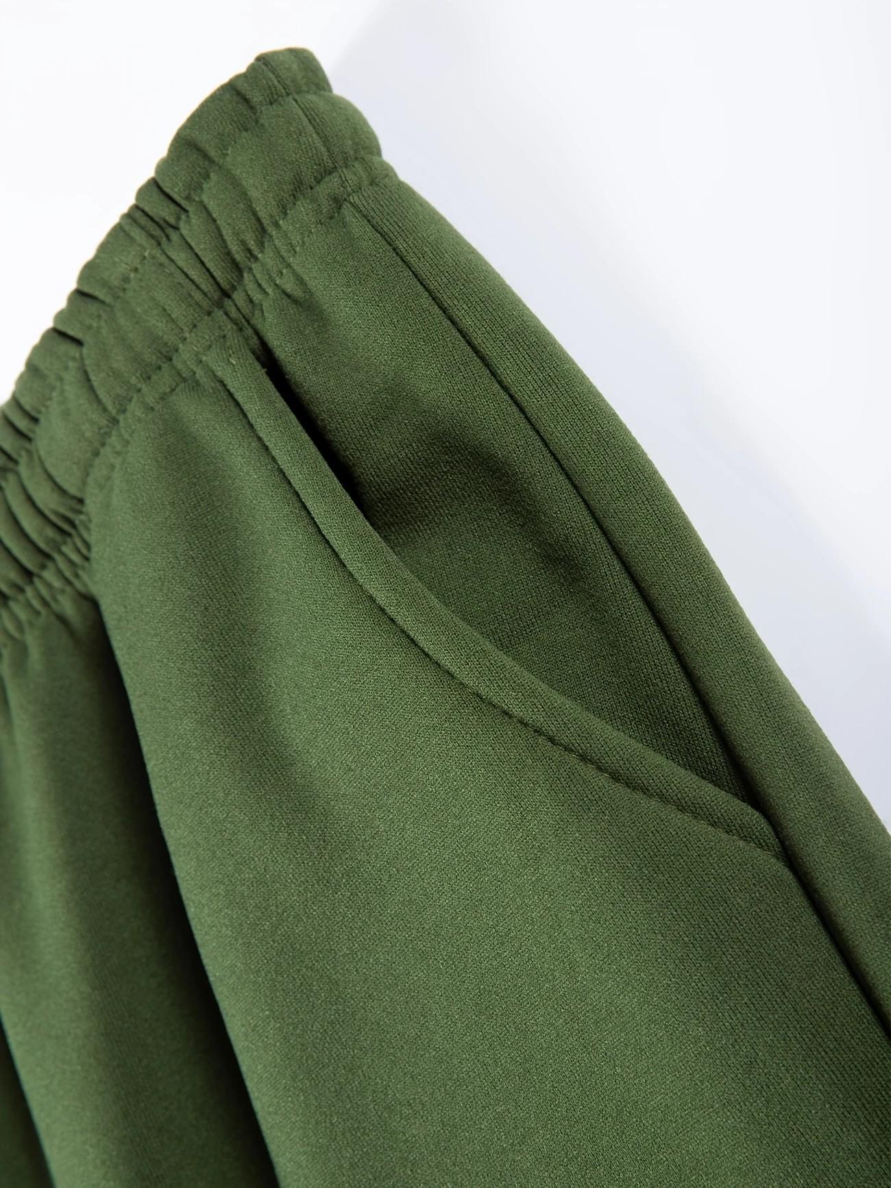 Men's autumn and winter set, including hooded sweatshirt, fashionable jacket, trendy American street style printed top and pants two-piece set Athletic Activewear Tracksuits Sportswear Athleisure Sweatsuit