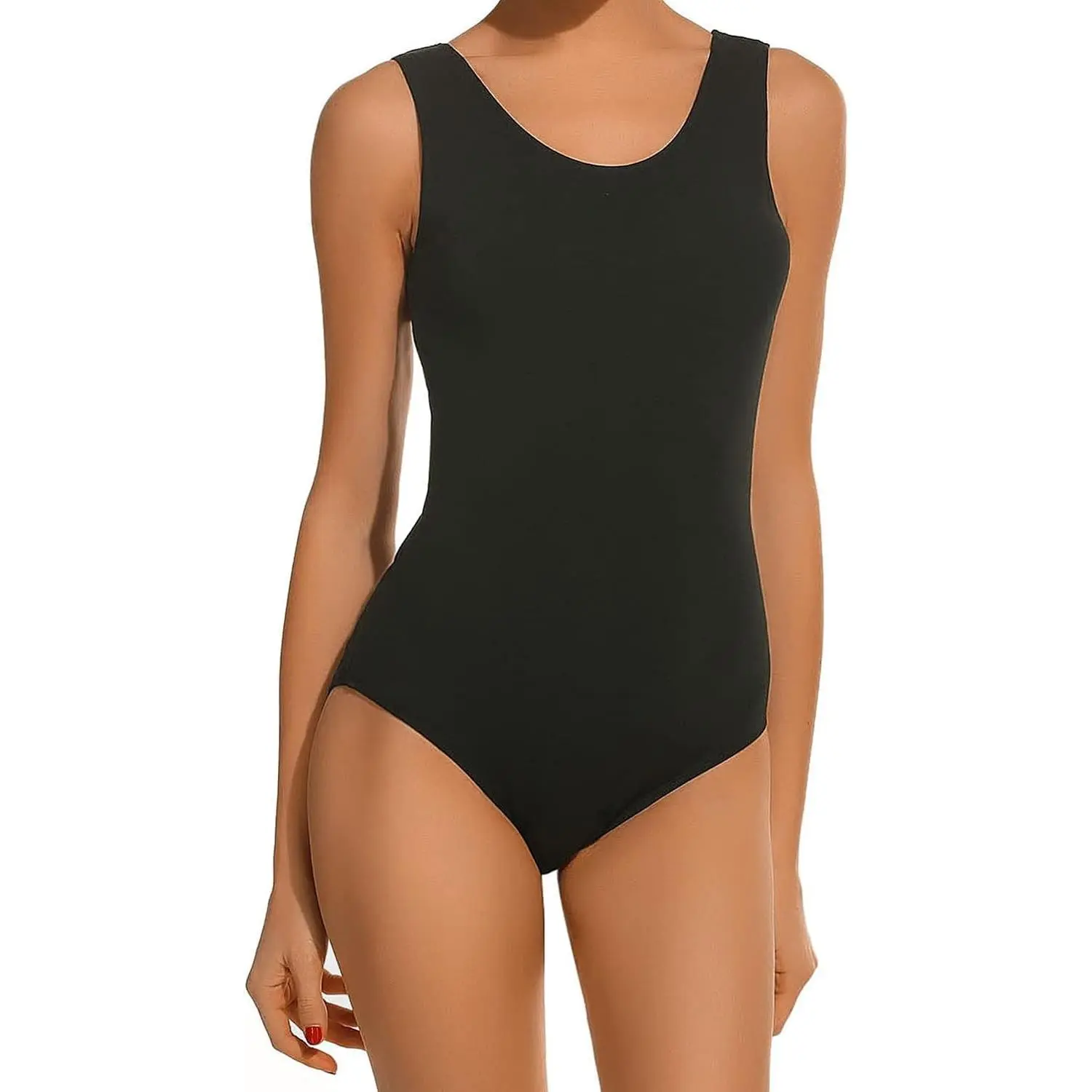 Women's Sleeveless Tank Leotard Bodysuit for Ballet Dance Gymnastics - Adult 80s Style DancewearGift