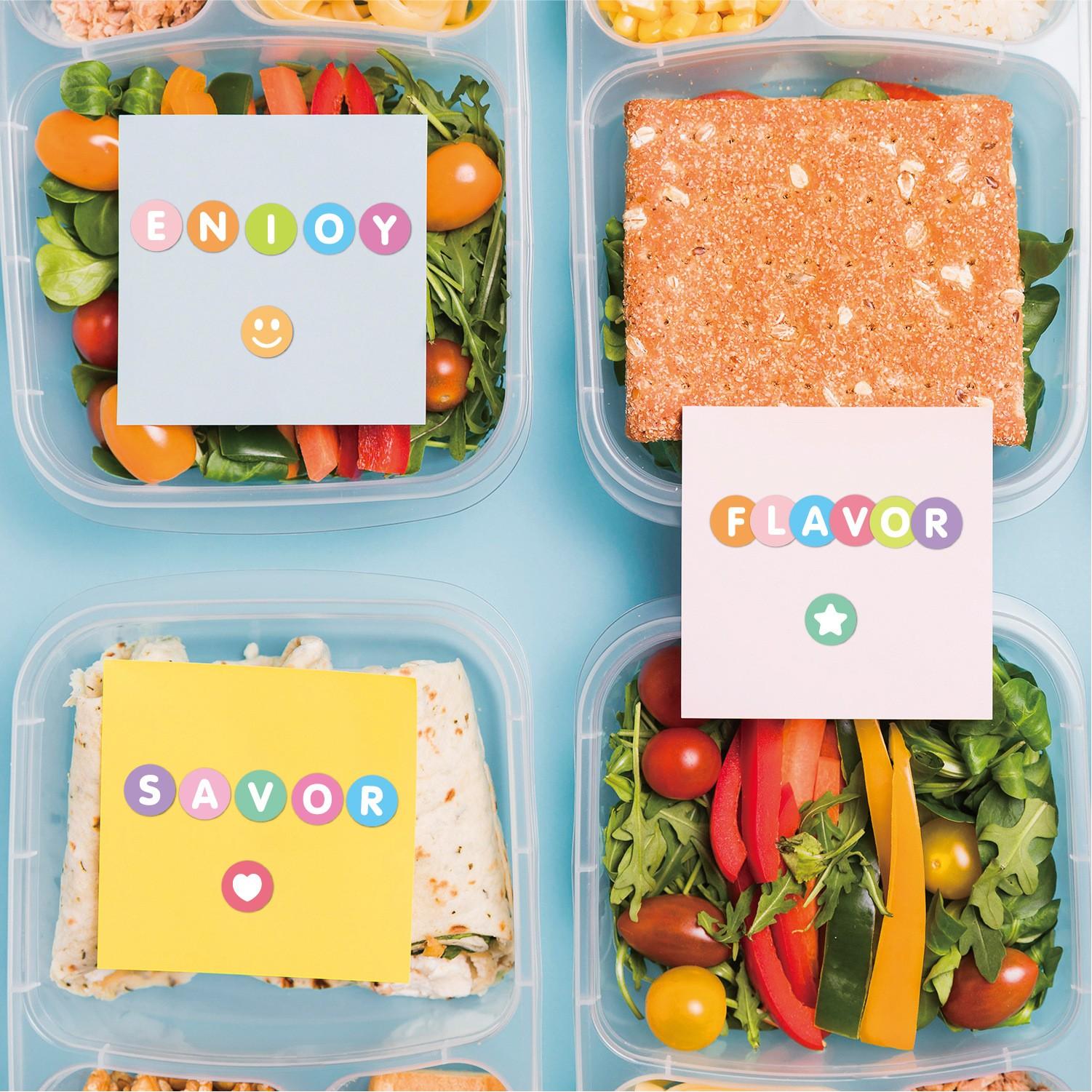 Colorful Round Alphabet Stickers Set, 6 Sheets/sheet, Waterproof 0.5-Inch Letters & Numbers, Ideal for Scrapbooking, Journaling, DIY Projects