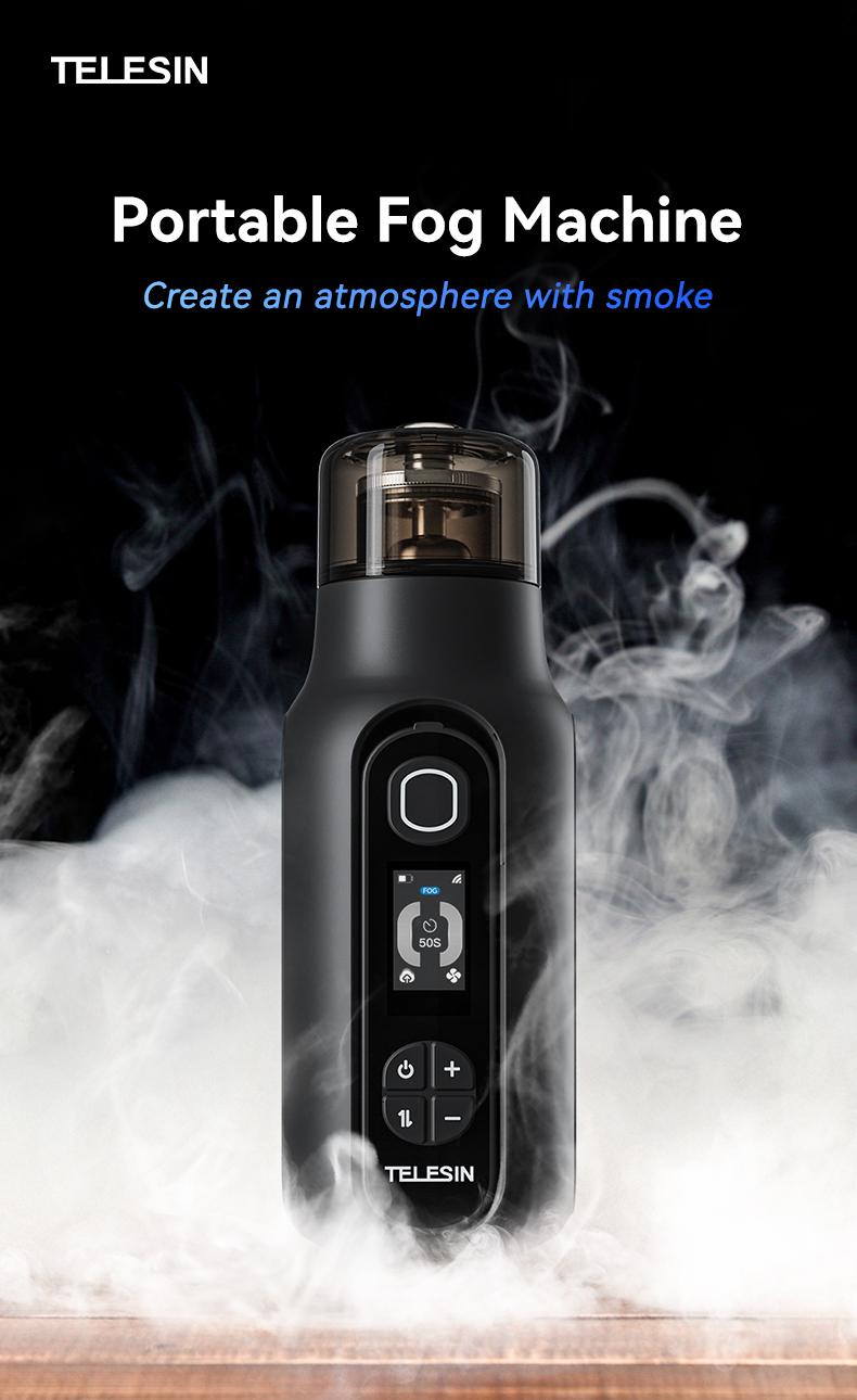TELESIN Mini Fog Machine, Portable Handheld Indoor Fog Machine With ...