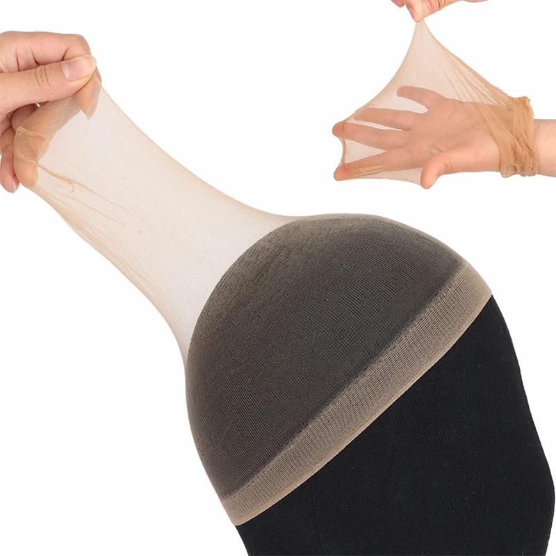Invisible Hd Wig Cap Thin Stocking Cap Nylon Stretch Mesh Hd Wig Caps Hair Net For Weave Sheer Hd Wig Cap For Wig