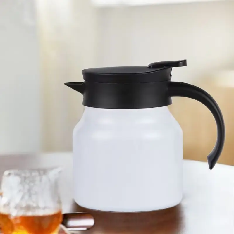 Large Capacity Thermal Tea Pot, Stainless Steel Infuser Teapot, Ideal for Loose Leaf Tea and Coffee, Durable and Reusable Design, Insulated