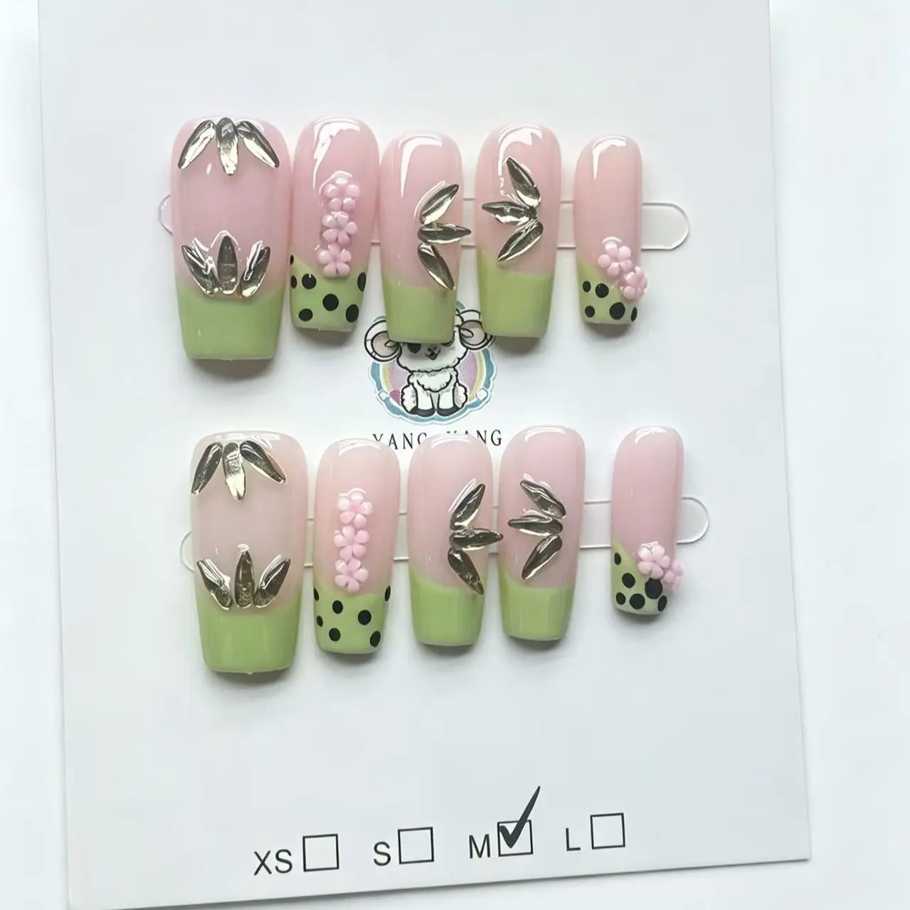 Pure Handmade Wearable Nails, Model Xinghao Nails3, No Ca_prop_65_re, No Ca_prop_65_ca, High-Quality Manual Craftsmanship