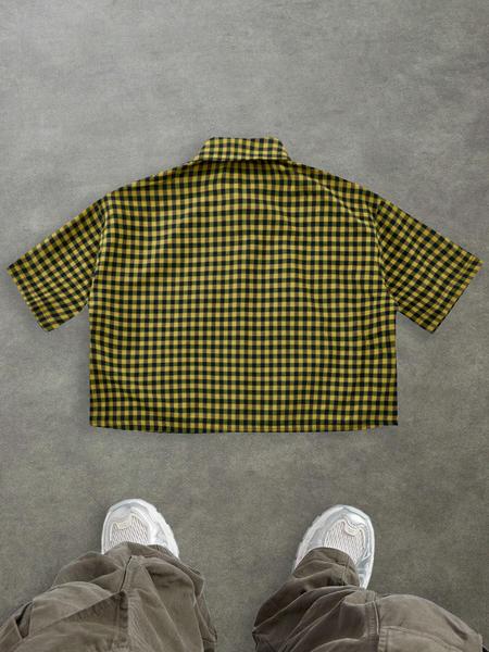 Men's Regular Fit Plaid Print Short Sleeve Shirt, Casual Street Comfy Top for Summer, Fashion Men's Clothes for Daily Wear