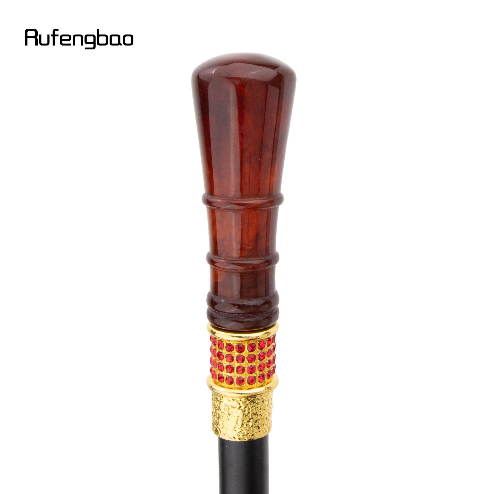 Red Wire Drawing Round Resin Fairy Wands Red Golden Walking Cane Princess Stick Wand Cosplay Wedding Birthday Party Stick 96cm