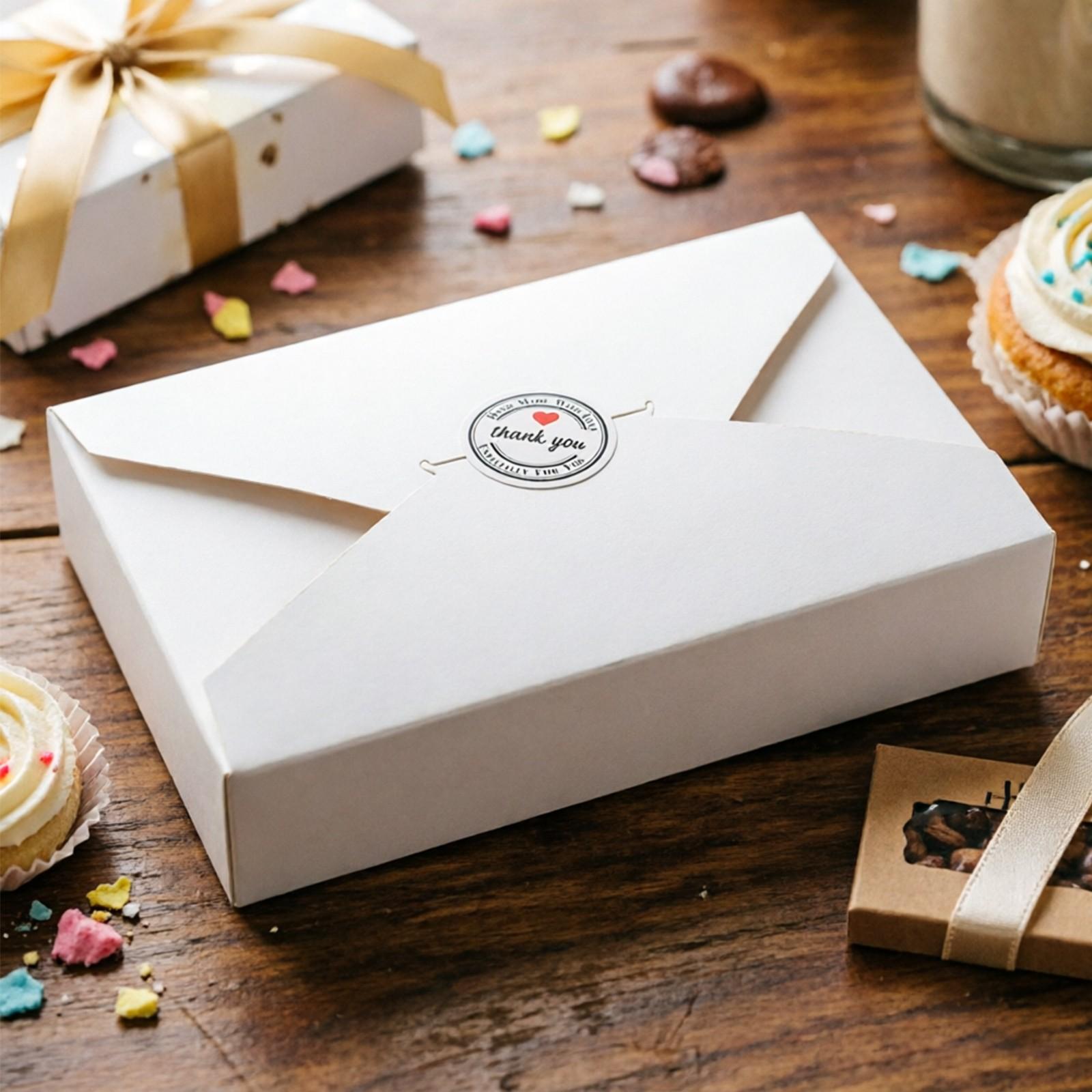 Gift Boxes 7.6'x4.92'x1.6' Bridesmaid Proposal Box for Wedding, Packaging, Present, Birthday, Cupcake Boxes