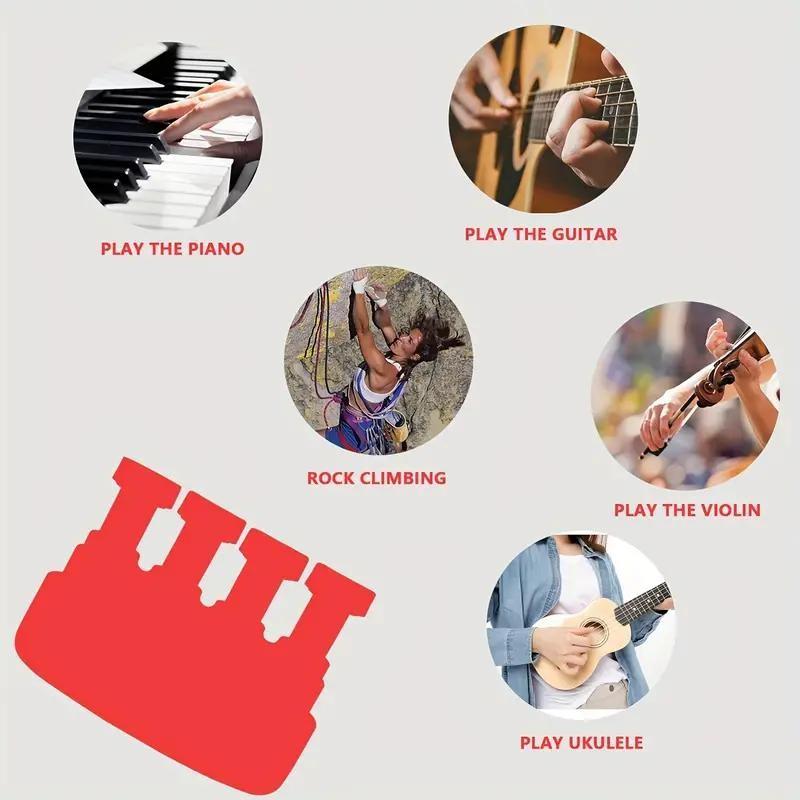 Finger Exercise Trainer, Finger Strengthener, Grip Strength Training Device, Guitar Finger Strengthening Tool, Hand Strength Enhancer