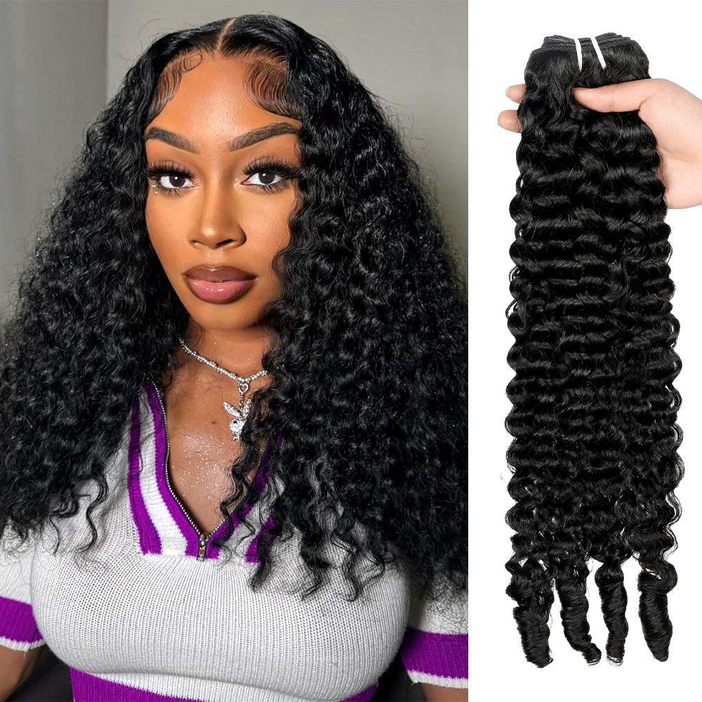 Burmese Curls Human Hair Bundles Raw Human Hair Quick Weave Extensions Human Hair For Black Women Spiral Curly End Human Hair Extensions