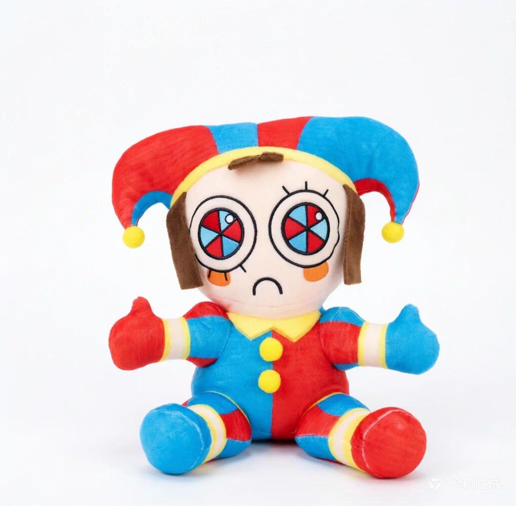 20cm Soft Adorable Stuffed Bunny Circus Maid Jax Periphery Doll - Magical Rabbit Clown Collectible for Children & Fans (Toys & Hobbies - Classic & Novelty Toys)