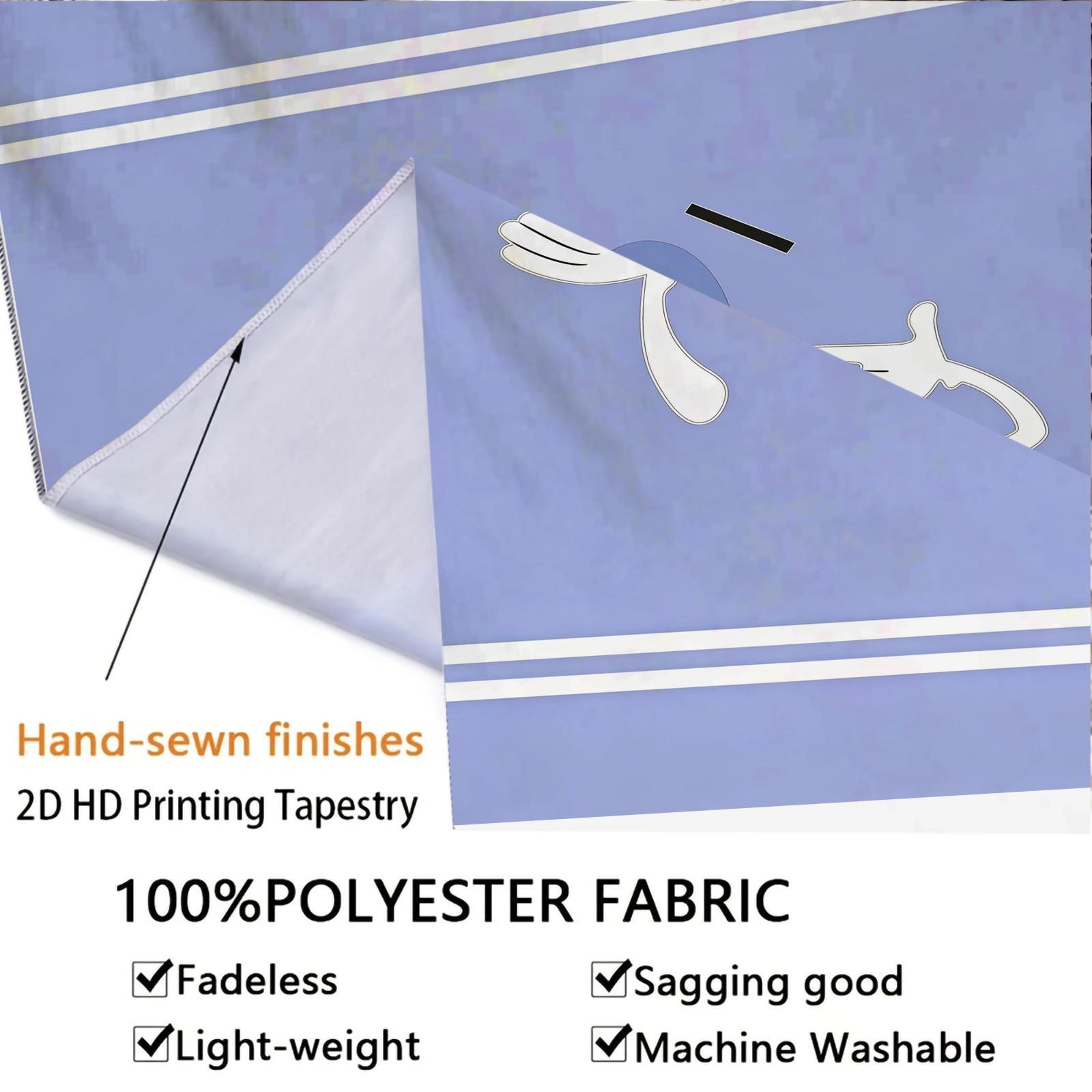 Meme Emoji Tapestry, Funny Awkward Shy Face Wall Hanging, Cute Purple Aesthetic Room Decor for Bedroom Living Room Dorm, Ideal Gift for Meme Lovers Teens Girls Adults