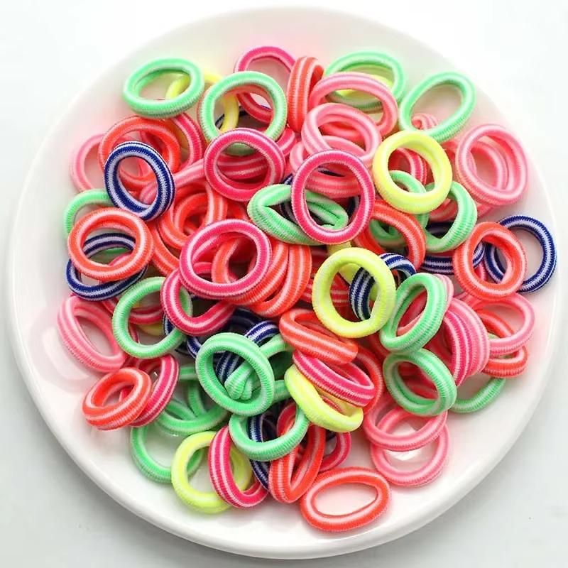 [Not For Sale] 1PCS Colorful Basic Nylon Ealstic Hair Ties for Girls Ponytail Hold Scrunchie Rubber Fashion Hair Accessories (Do Not Order Separately)