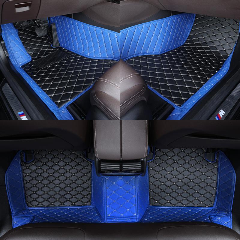 LHD PU Leather Car Floor Mats For Camaro 2010~2015 Carpets Rug Foot Pads interior Accessories detachable specialized leather mats, waterproof and thickened easy-to-clean mats, dirt-proof protection for car interior items, not for sale in the UK