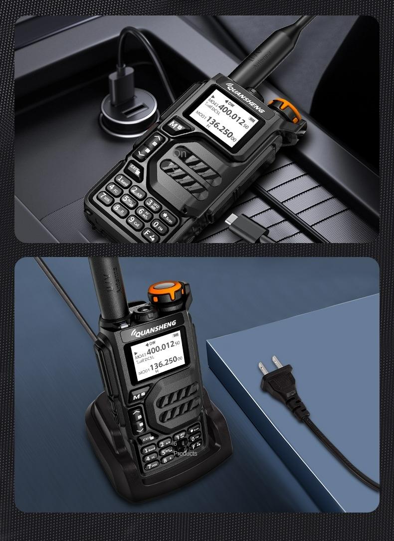 Quansheng Uvk5 Am/fm/dtmf Digital Walkie Talkie, 200 Channel Type-c Charging Three Frequency Receiving Walkie Talkie Noaa Weather Forecast, with Flash Vox Replication Frequency Lcd Display Quansheng Uvk5 Am/fm/dtmf Digital Walkie Talkie, 200 Channel Type-c Charging Three Frequency Receiving Walkie Talkie Noaa Weather Forecast, with Flash Vox Replication Frequency Lcd Display