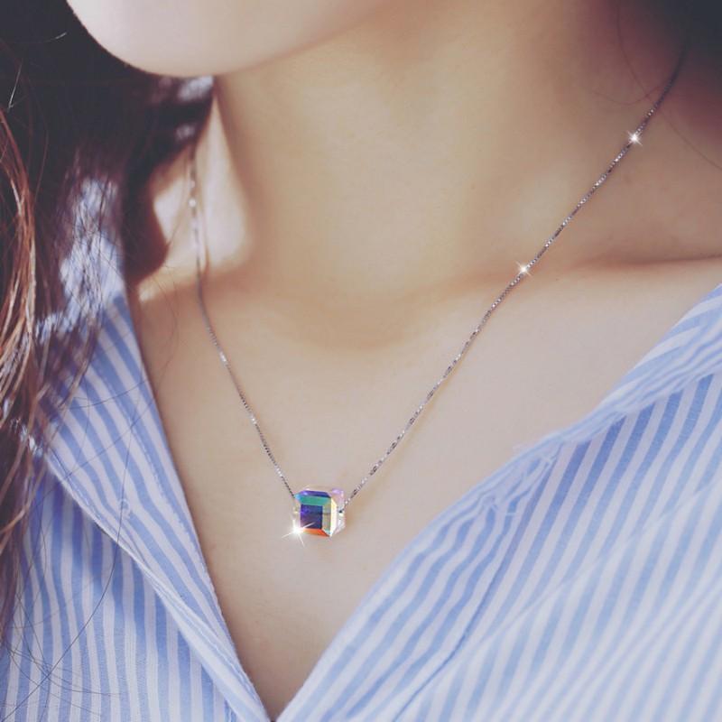 Universal Boxed Chopard Chain 40-55cm Long Chain, with Small Hole Pendant DIY Necklace Universal Chain Gift for Girlfriend