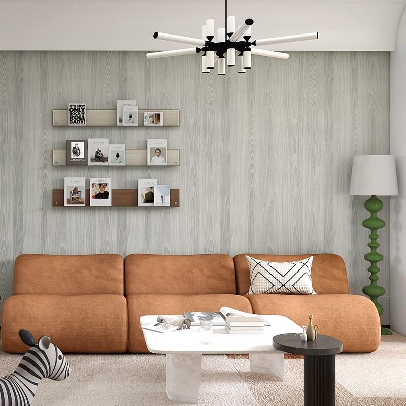 Wood Wallpaper Grey Wood Peel and Stick Wallpaper Designs Gray Wood Contact Paper Self Adhesive Decorative Wallpaper Wood Grain Faux Furniture Film Roll Desk Table Wall Cabinet Shelf Draw Liner 17.72"x118.11"