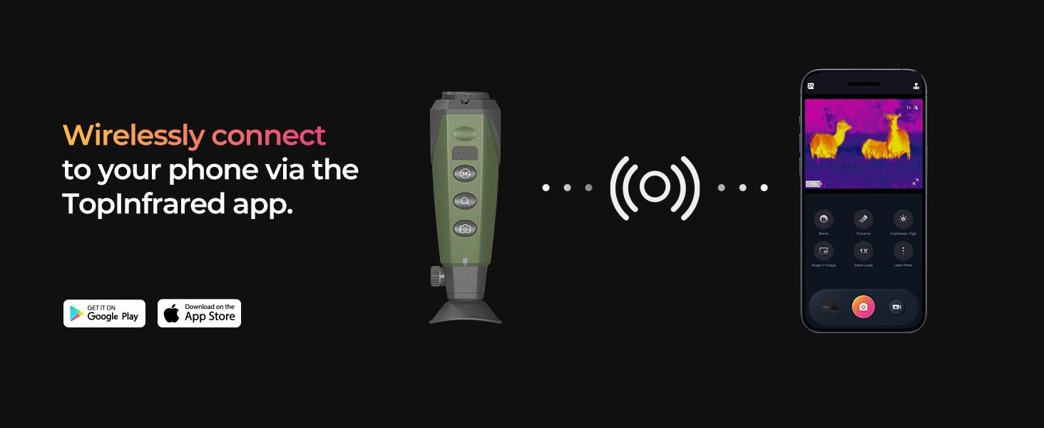 TOPDON TS004 256x192 Thermal Monocular, Supported Wireless Connection, 13mm 50Hz Thermal Night Vision with 11-Hour Battery Life, IP67 Waterproof Thermal Imaging Monocular for Hunting TOPDON TS004 256x192 Thermal Monocular, Supported Wireless Connection, 13mm 50Hz Thermal Night Vision with 11-Hour Battery Life, IP67 Waterproof Thermal Imaging Monocular for Hunting
