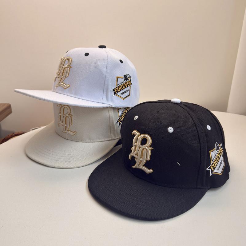 2025 New Spring Hip-Hop Cap with 3D Embroidered Letters, Flat Brim Baseball Cap, Street Casual Street Dance Hat