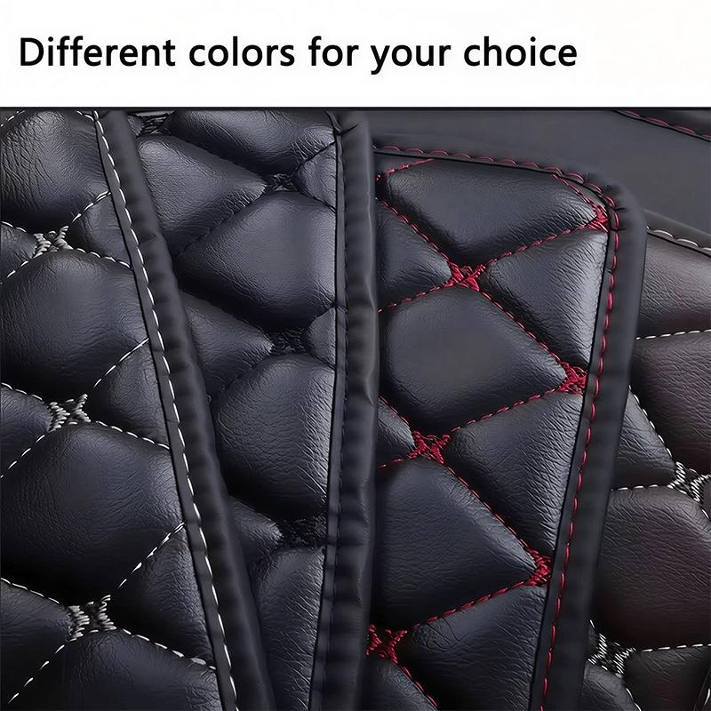For BYD Seal 06 EV/DM-i PU leather left-hand drive car floor mat, 360 degree protection, car interior accessories, suitable for heavy weather, quick disassembly, cleaning and installation for daily use Automotive floor mats