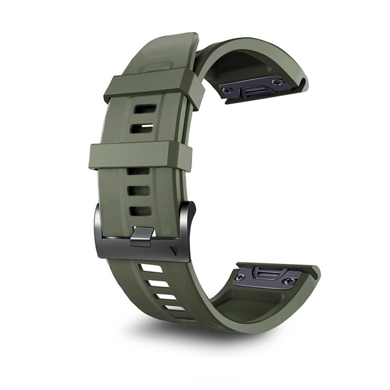 22/26mm quick installation strap, compatible Garmin tactix 8 47/51mm/Descent G2/Mk3i 51mm/Fenix 8 51/47mm/7X/7Pro/6X/6pro/5X/5plus， Soft silicone sports strap compatible with quatix 5/6/7/Epix Pro 51mm/Tactix7 AMOLED/Enduro3 2/Forerunner 955 965
