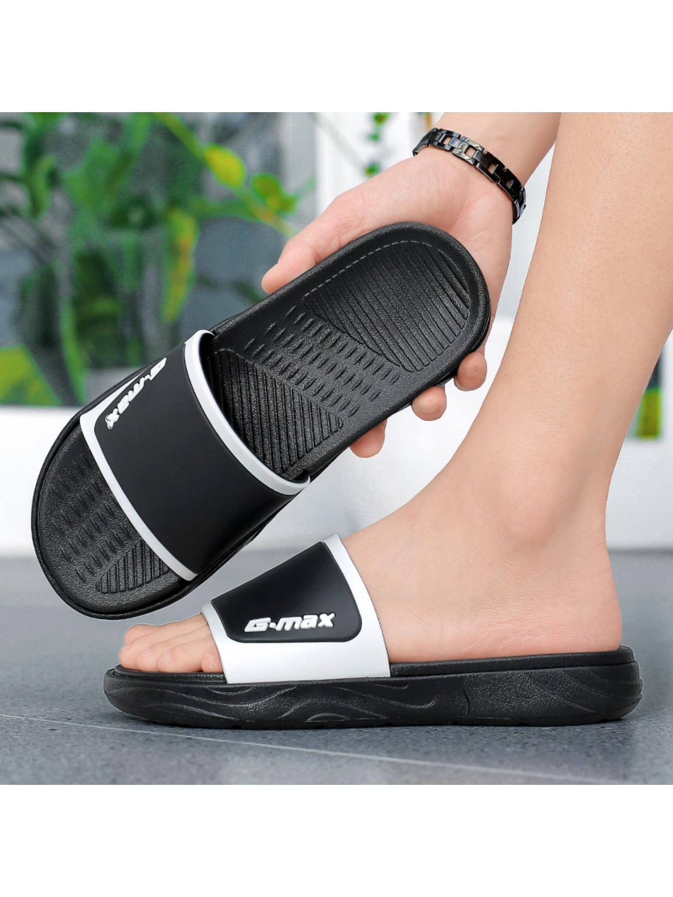 Men 's slippers, indoor and outdoor leisure slippers, outdoor leisure fashion beach slippers, color simple slippers