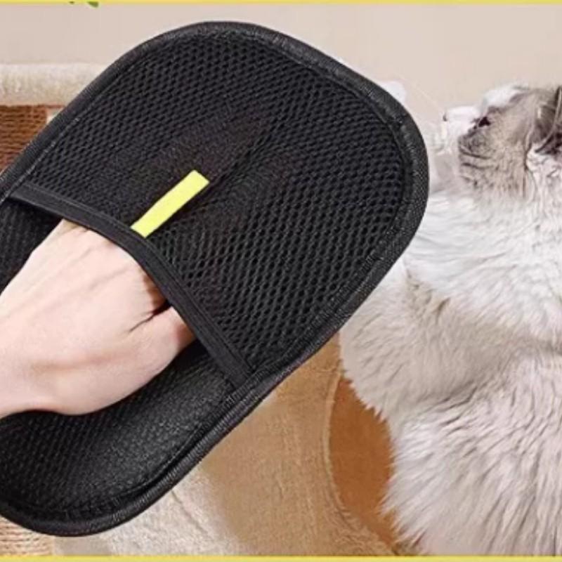 Cat Dog Pet Hair Removal Glove, Upgraded Efficient Beauty Glove, Reusable Cat Dog De-Shedding Tool, Suitable for Sofa Furniture Carpet Curtains