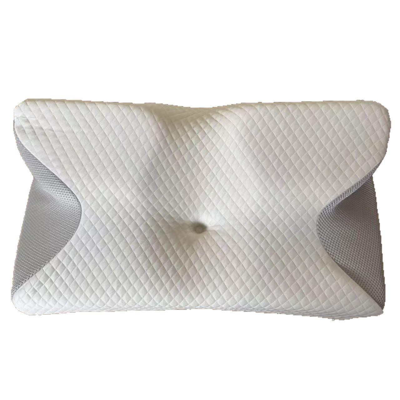 Ergonomic Memory Foam Cervical Pillow for Sleep, Odorless Contour Bed Pillow for Side, Back, and Stomach Sleeping Positions