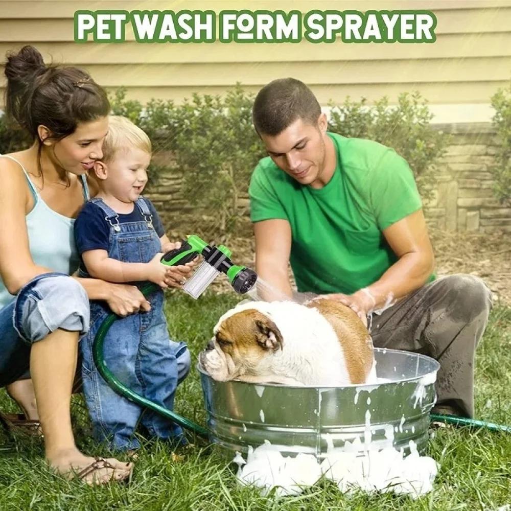 1pc Pet Horse Shower Sprayer Adjustable High-pressure Water Sprayer Nozzle Hose Dog Shower Gun Wash Garden Animal Horse Car Cleaning Tool Multi Spray Nozzle High Pressure Nozzles