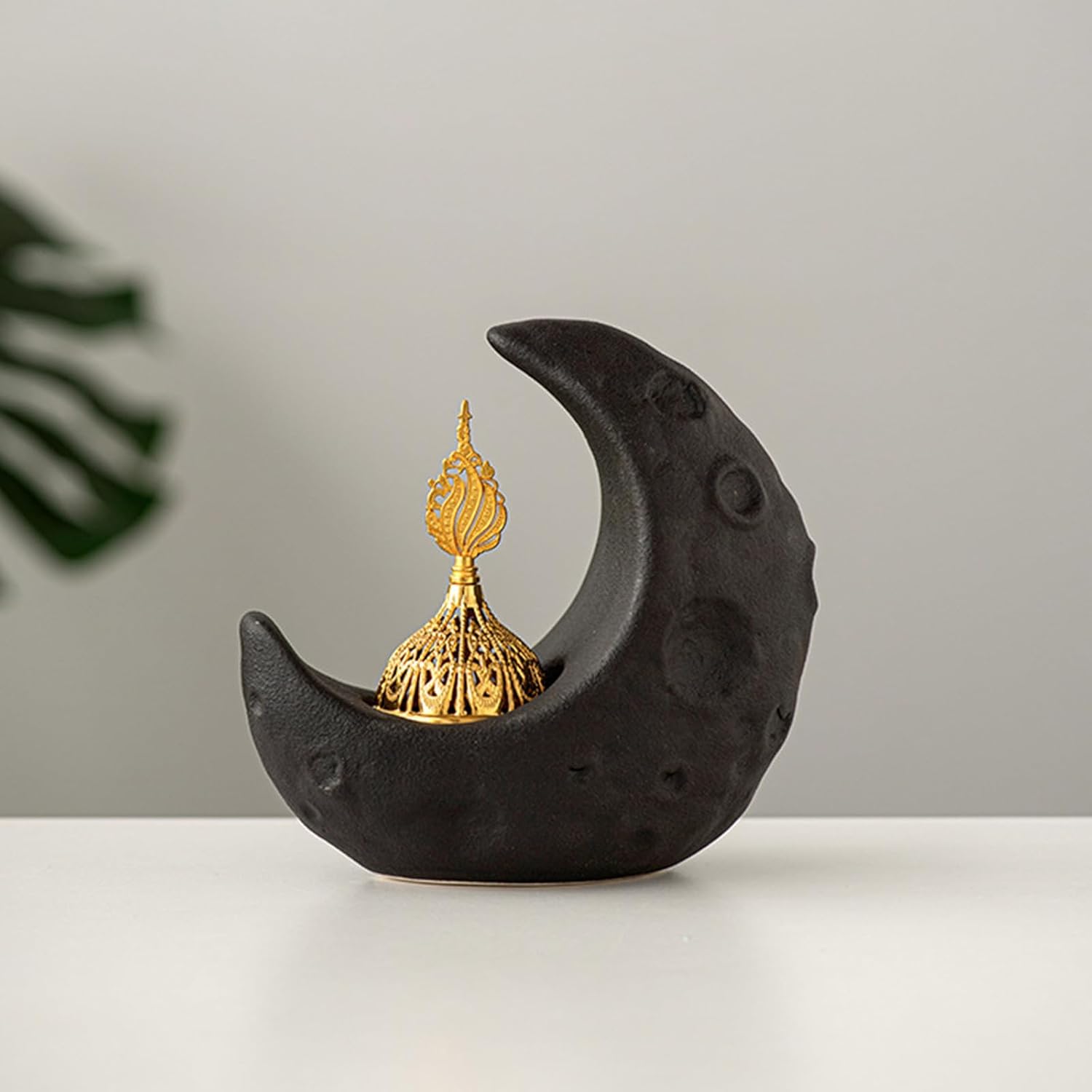 Middle Eastern Ceramic Incense Burner, Mosque Dome Shape Candle Holder, Ramadan Kareem Decor, Room Decoration, Bedroom Ornament