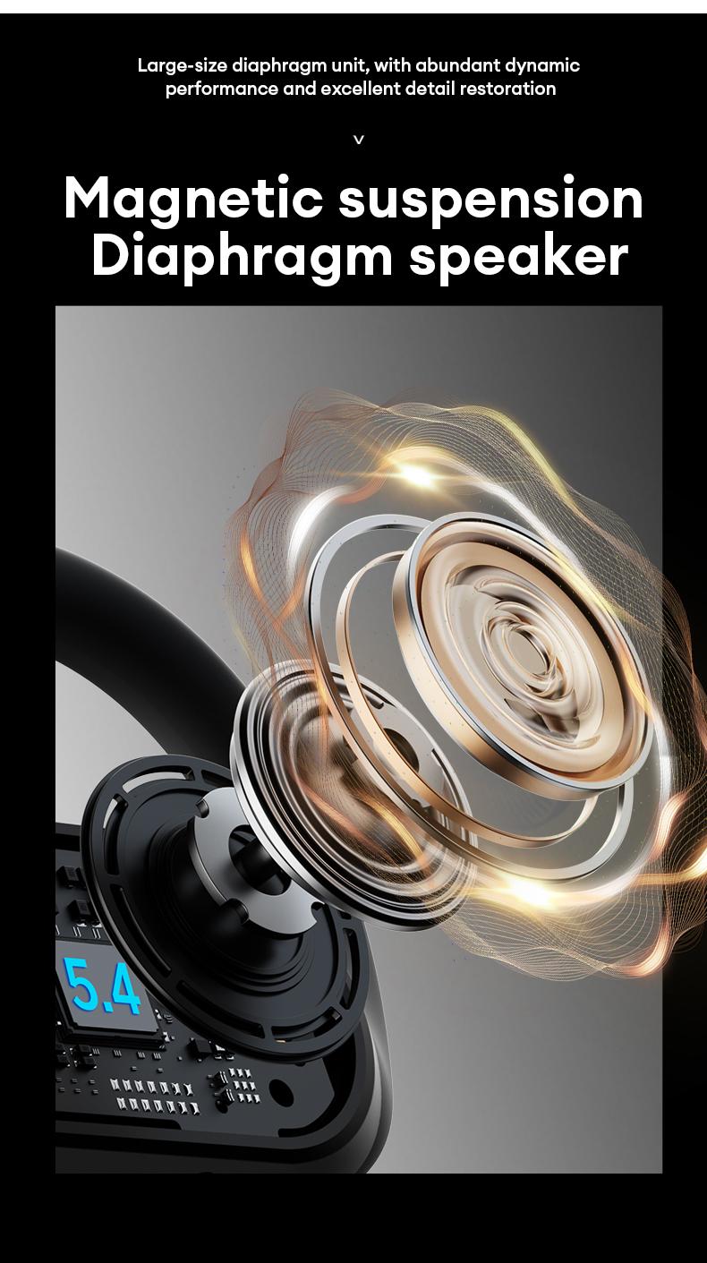 Transformers T26 Pro HIFI Sound Quality Bluetooth Earphones Dual Microphone ENC Noise Reduction Easy To Carry Fit Ear Design Comfortable To Wear