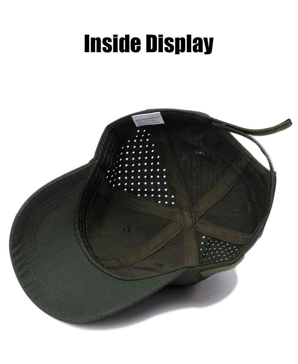 Unisex 2-Pack Breathable Mesh Tactical Baseball Caps - Adjustable Casual Sports Mesh Snapback Outdoor Ventilated Sports Hats with Hook & Loop Patch, Black Navy Multi-Color for Hiking All-Weather Adventures, Adjustable Hat, Casual Sports Cap
