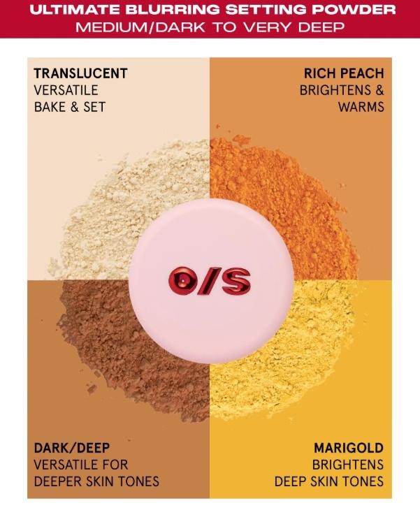 Ultimate Blurring Setting Powder Full Size 1.2 oz - 24-HR Shine Control, All-Day Wear, Blurring & Brightening Loose Powder