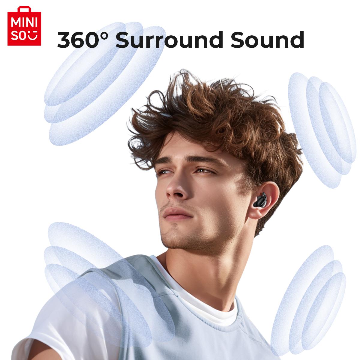 MINISO Sleep X16 Bluetooth Sleep Earbuds Noise Blocking Earbuds for Sleep Comfortable Fit Bluetooth 5.4 Wireless Headphones for Unlimited Sleep Sounds Sleep Monitor Personal Alarm Bluetooth Earphone Side Sleeper Supoort All Smart Phone