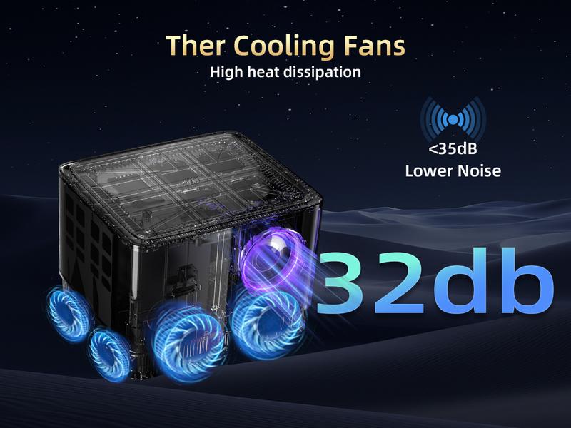 KTC Smart Projector Netflix Licensed / Dolby Audio, 4K Supported TRUE 600ANSI Native 1080P with WiFi / Bluetooth & Dual Strong Speakers,Seamless Autofocus & Keystone Home Theater Proyector 2025