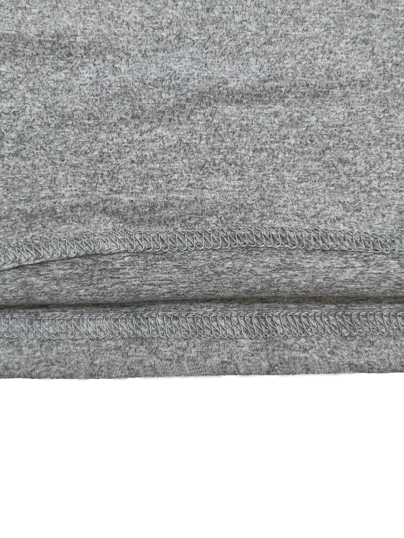 Women's Casual Fitted Crop Top Set, Long Sleeve Plain Sporty Athletic Style Activewear, pantsuit，long johns，Two-Piece Long Pants Suit for Spring & Fall Seasons