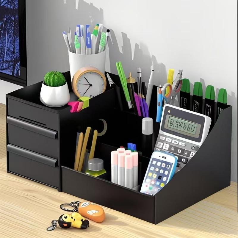 Drawer Organizer Box, Space-Saving Storage Container, Ideal for Cosmetics, Office Supplies, Lightweight and Durable, Perfect for Bedroom Desk