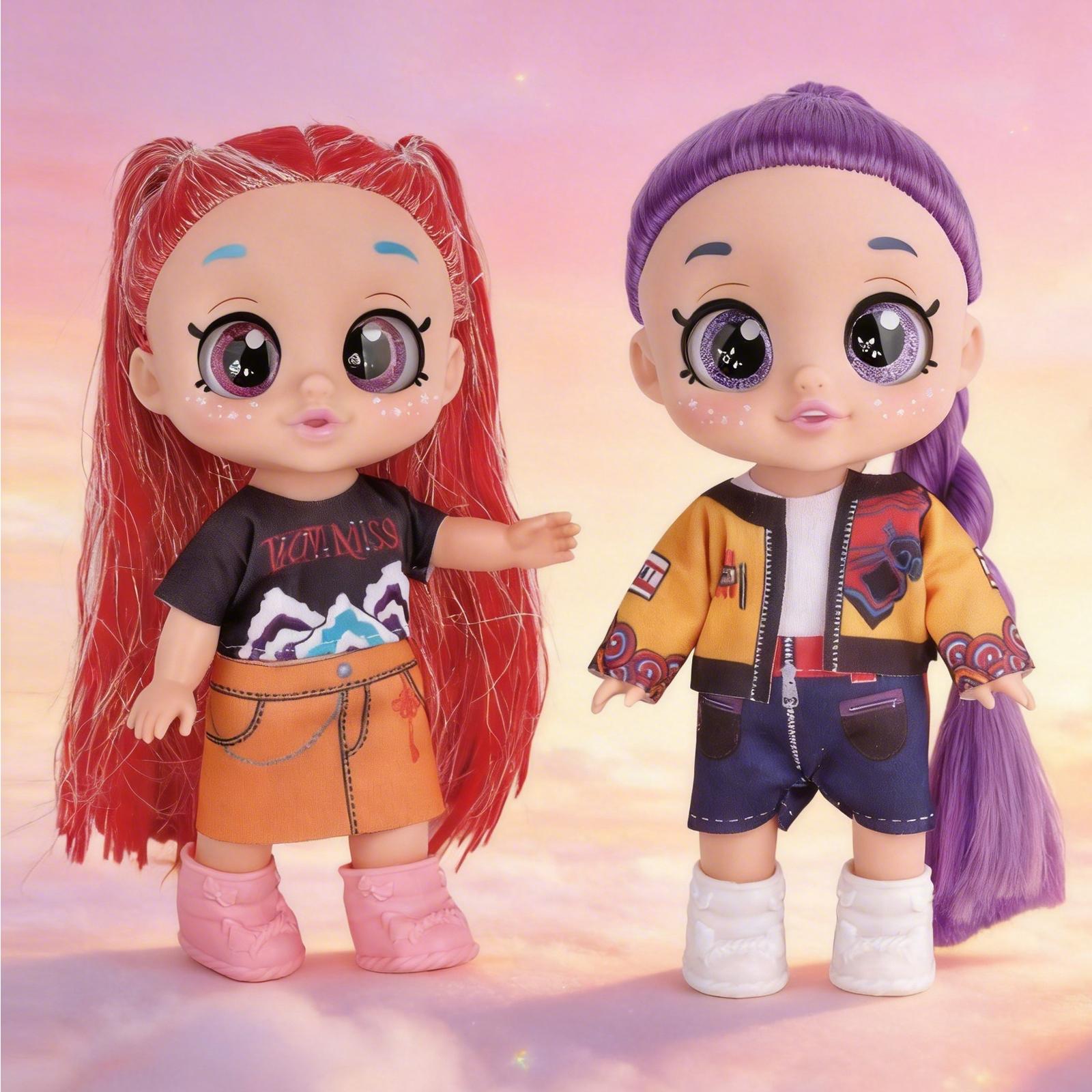 Kpop Anime Action Dolls, Rumi Mira Zoey Idol Group Toys, 5D Shiny Eyes, with Music/without Music, Jointed, Fan Collection Gift Handmade Grape Crystal Mochi Set Cute Toothed Plush Stress Relief Glutinous Rice Cake Vibrant Tool