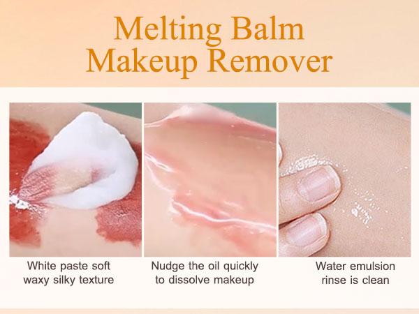 MAYKOO Makeup Remover Cleansing Balm, Melting Cleansing Cream Oil Based Cleanser, Hydrating Makeup Remover Balm with Vaccinium Myrtillus, Hydrate Skin, Non-comedogenic, No Harsh Chemicals, 0 Residue with Spatula & Easy to Rinse, 3 Oz, Cosmetic, Moisturize