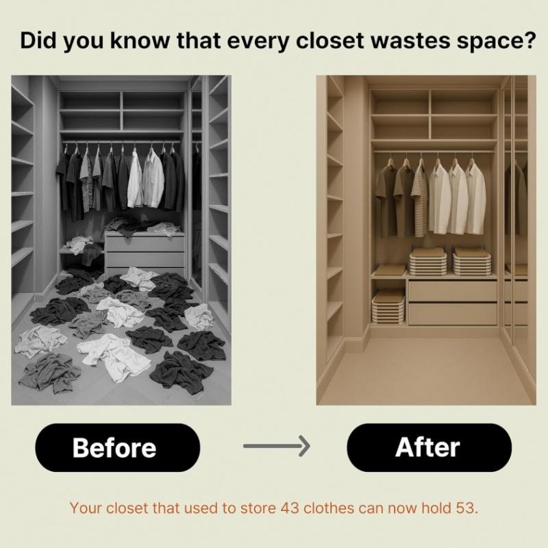 10 Stackable Clothing Folder - Space saving Compact Storage, Suitable for Wardrobes, Closets, Home Organizations, Neutral Color Storage Boxes, Closet Storage Boxes, and Storage