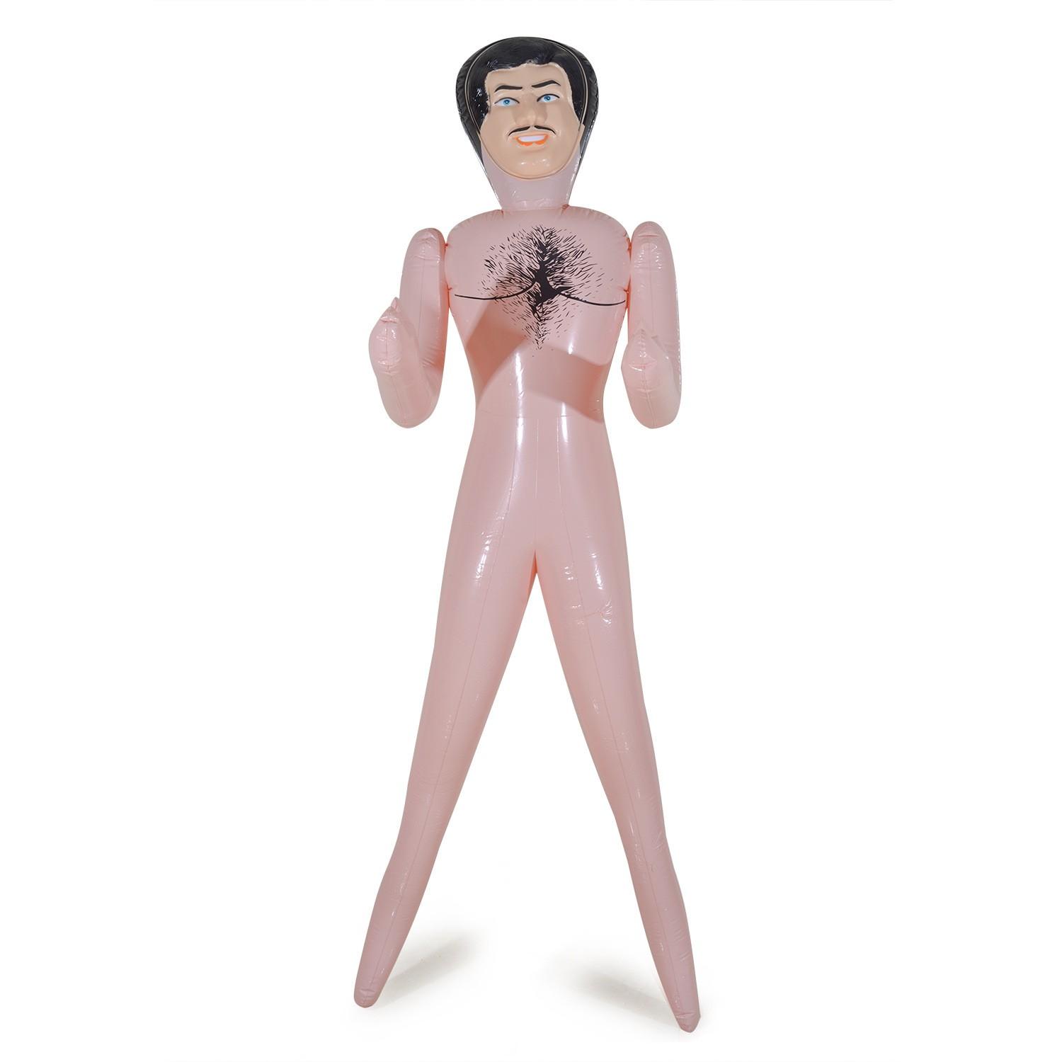 1pc PVC Inflatable Doll, Prank Birthday Party Inflatable Model, Joke Inflatable Toy, Party Photo Prop, Fun Decoration for Events